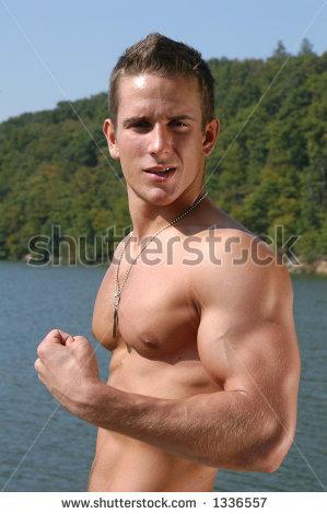 buff white man